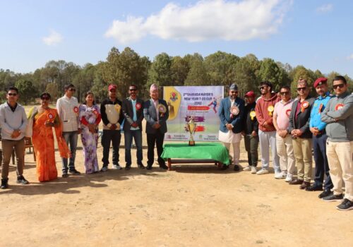 दोस्रो शारदा मेयर new year टि–२० कप क्रिकेट प्रतियोगिता सुरु