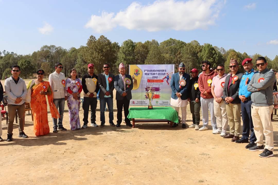 दोस्रो शारदा मेयर new year टि–२० कप क्रिकेट प्रतियोगिता सुरु