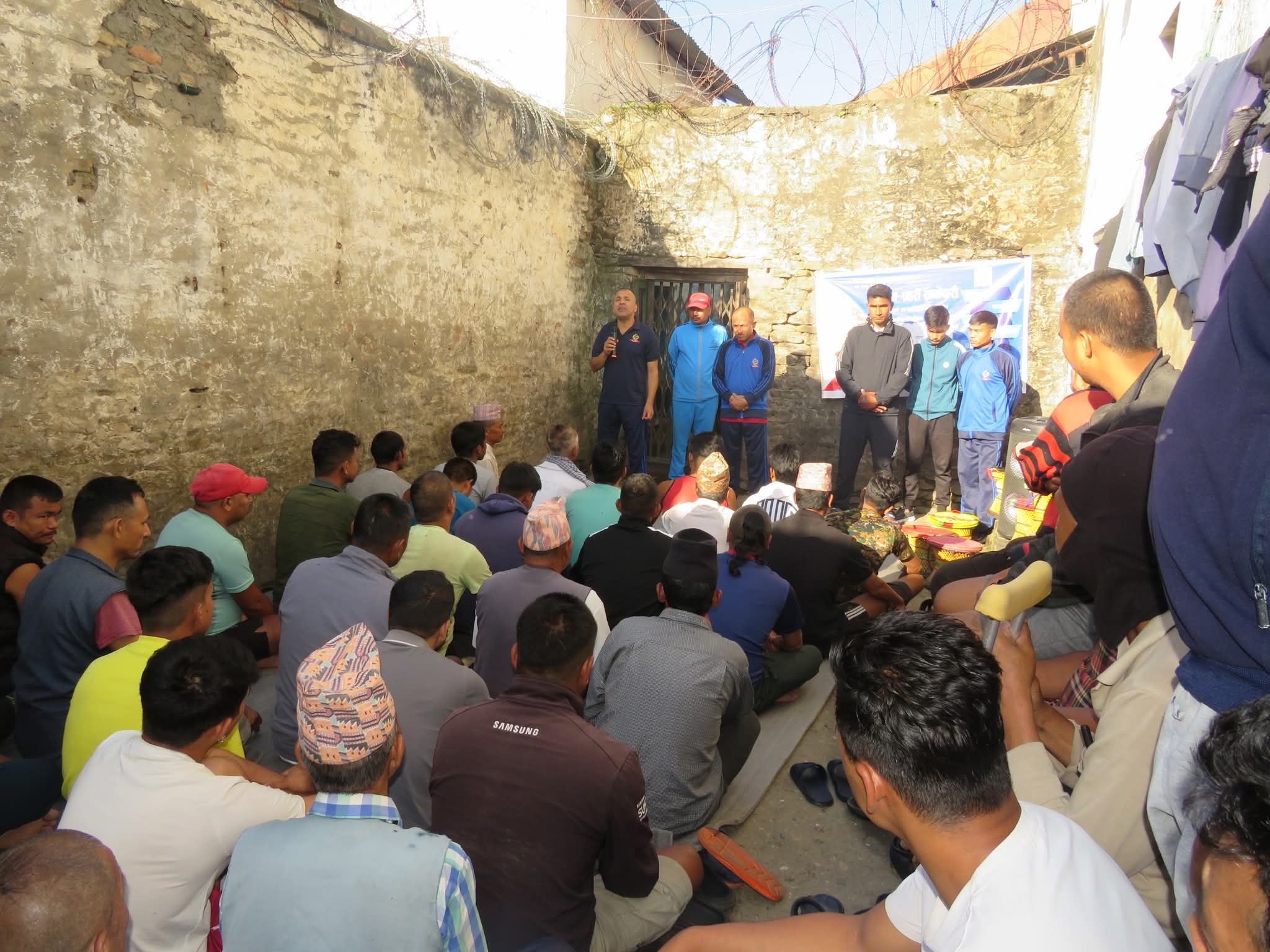 जिल्ला कारागार सल्यानका कैदीबन्दीका लागि योग शिविर संचालन