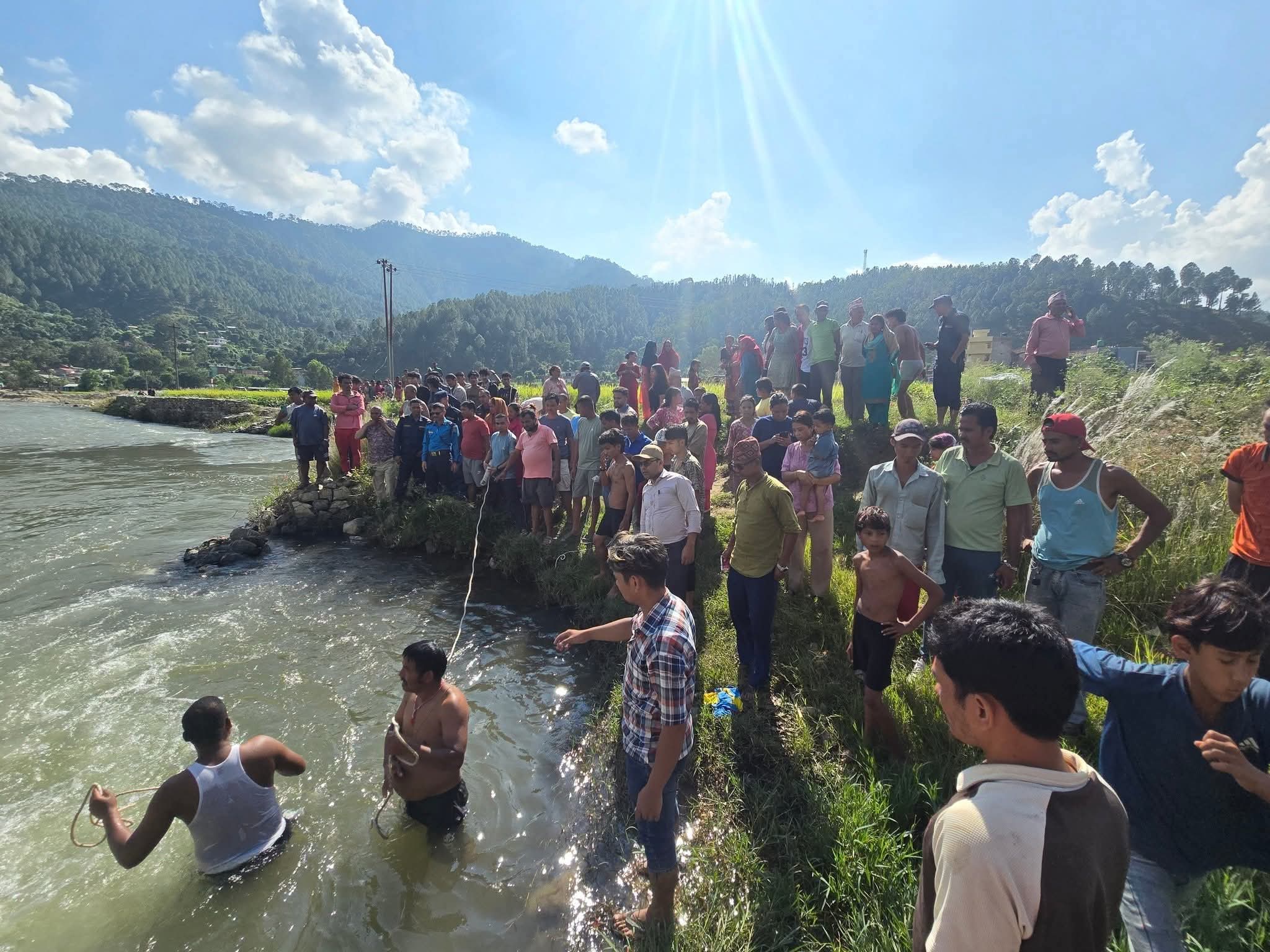 सल्यानको शारदा नदीमा पौडी खेल्ने एक युवकको मृत्यु