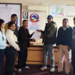 सल्यानमा स्वास्थ्यकर्मीहरूको न्यूनतम पारिश्रमिक र सामाजिक सुरक्षा सुनिश्चित गर्न ज्ञापनपत्र