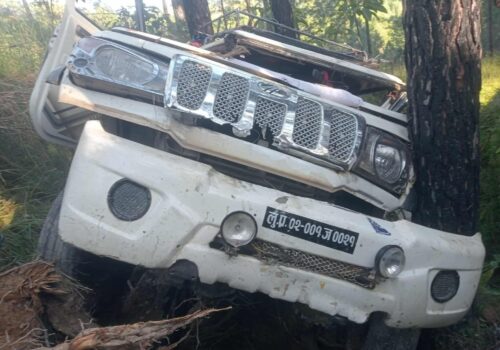 सल्यानमा जन्ती सवार जीप दुर्घटनाः ११ जना घाइते, दुईको अवस्था गम्भीर