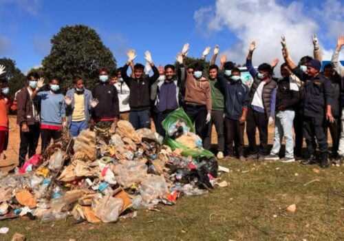 असोजमा लागेको सल्यानको कुमाख मेलाको फोहोर अहिले व्यवस्थापन