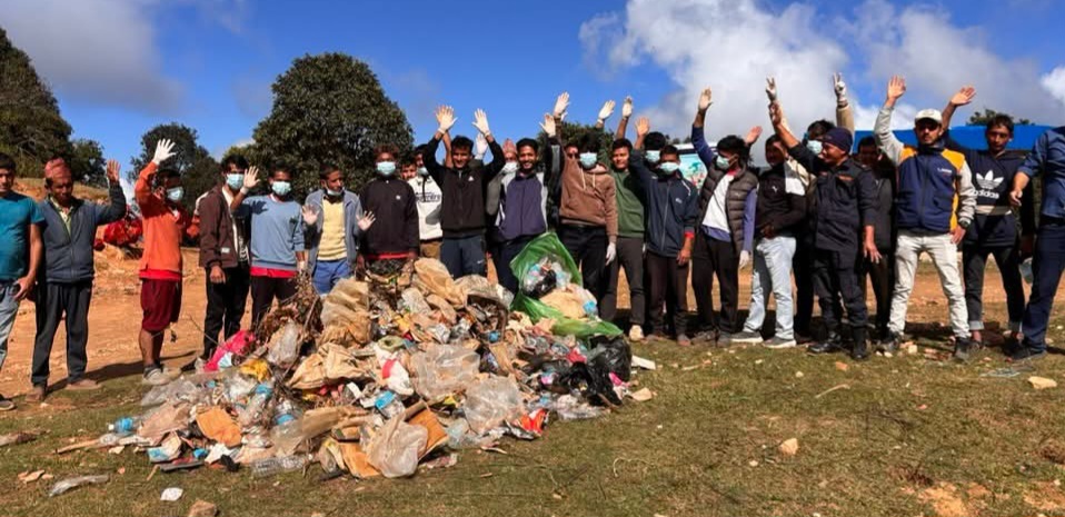 असोजमा लागेको सल्यानको कुमाख मेलाको फोहोर अहिले व्यवस्थापन