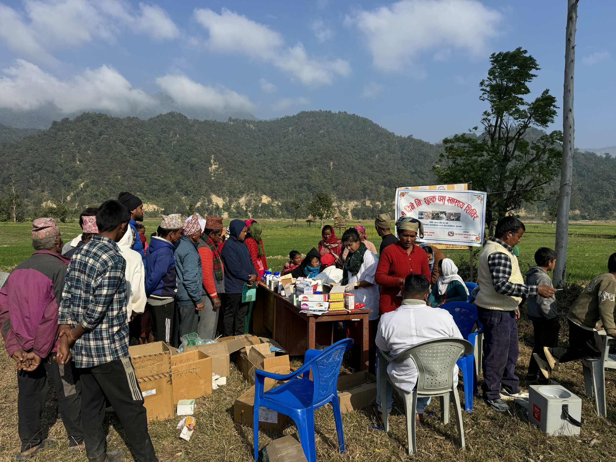 सल्यानमा २५ सयभन्दा बढी पशु चौपायको निःशुल्क उपचार, दुर्गमका पशुपालक किसानलाई राहत